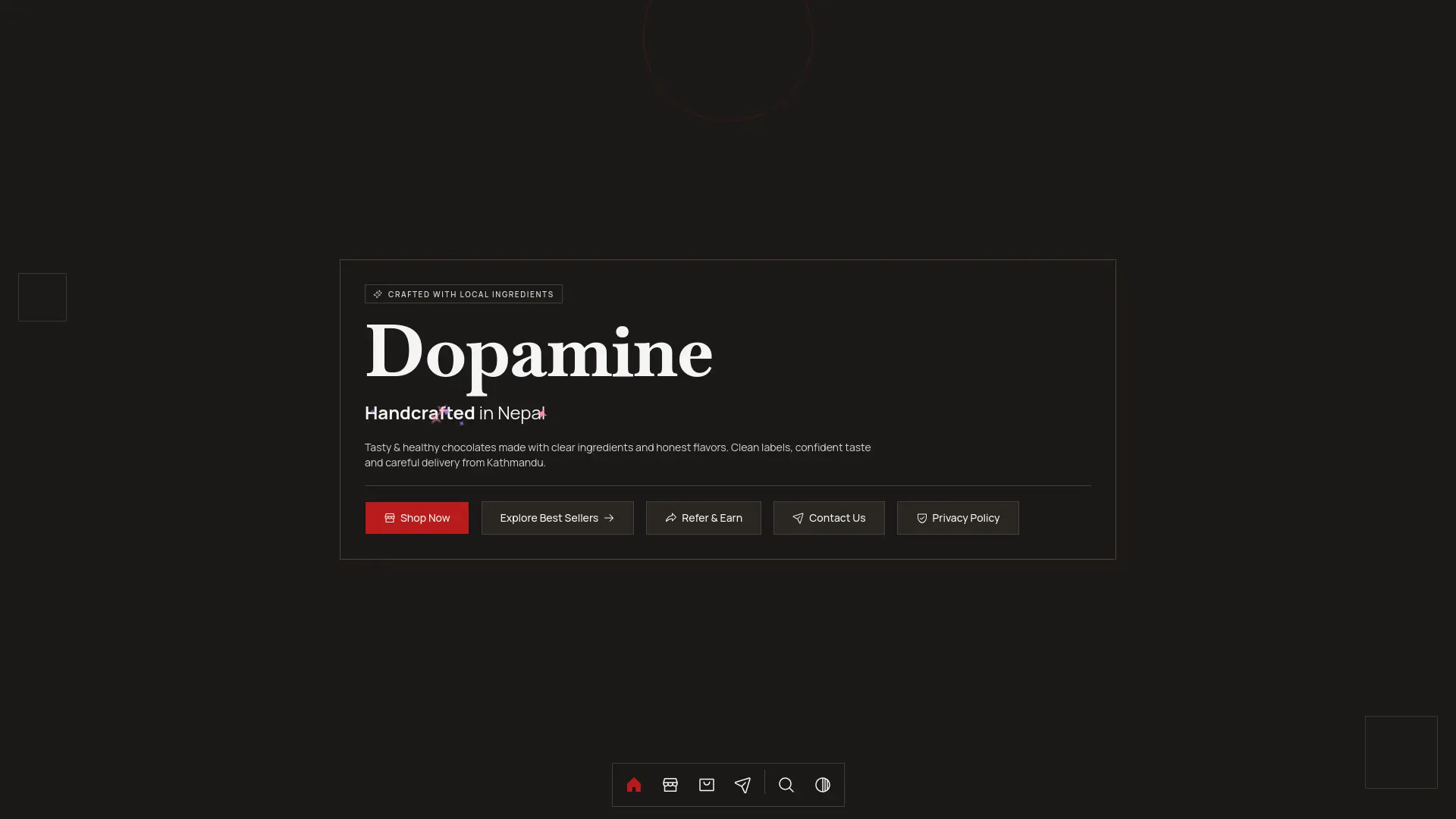 E-commerce platform for Dopamine Confectionery